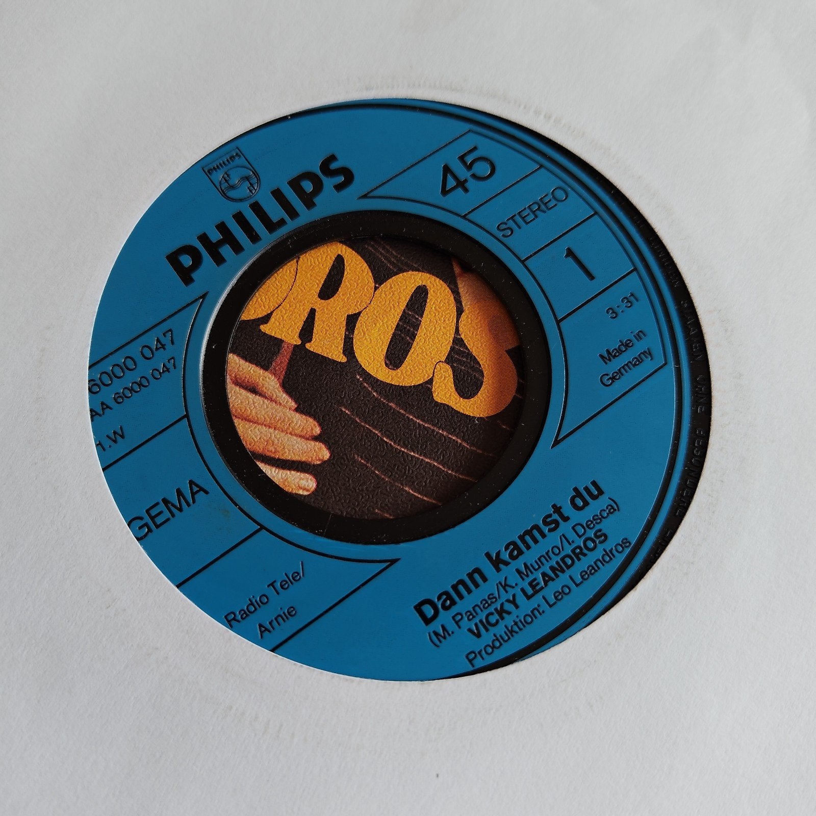 Vicky Leandros - Dann kamst du (Single, 45 toeren), Gebruikt, 7 inch, EP, Schlager