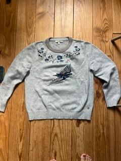 trui dames, Maat 38/40 (M), Tommy Tailor denim, Ophalen of Verzenden, Grijs