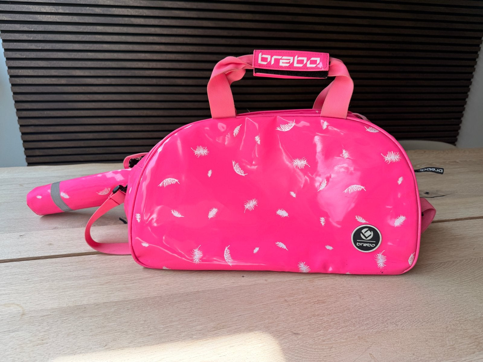 Hockeytas Brabo roze, Overige merken, 40 cm of meer, Gebruikt, Minder dan 30 cm