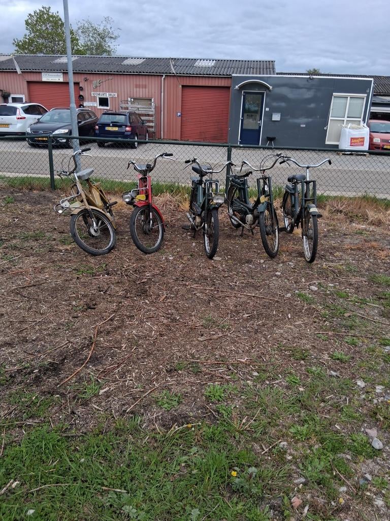 4 goed lopende Berini brommers (M48, VEV600, VE), Fietsen en Brommers, Ophalen, Maximaal 45 km/u, Overige merken