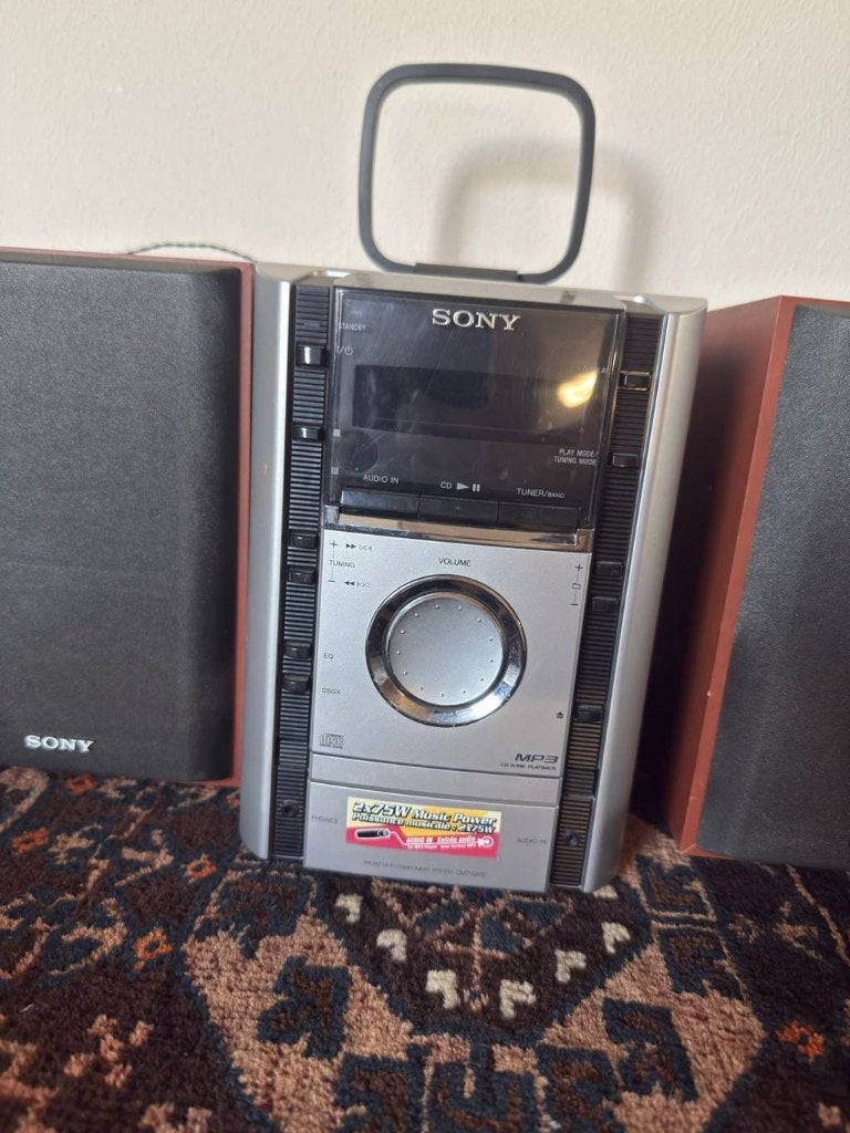 Sony CMT-GS10 micro hifi-installatie (Radio CD Speler), Ophalen, Zo goed als nieuw, Radio, Met cd-speler