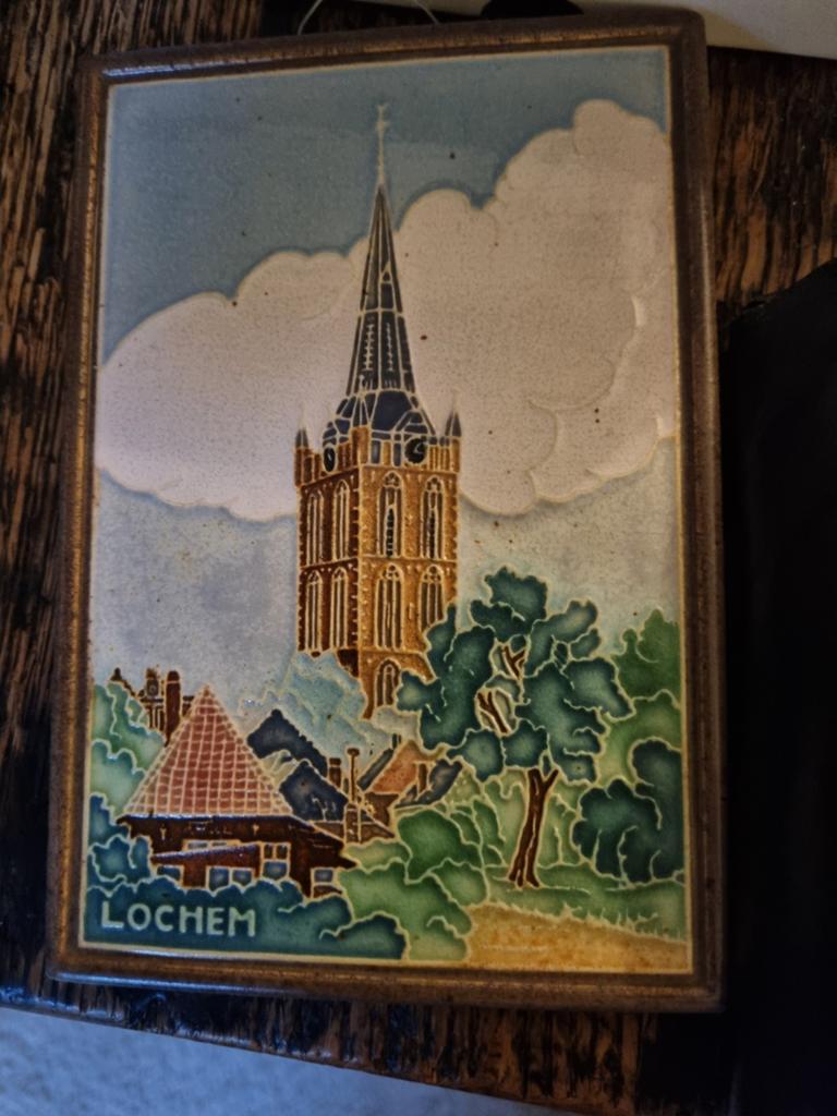 Cloisonne wandtegel Westraven Utrecht, Ophalen of Verzenden
