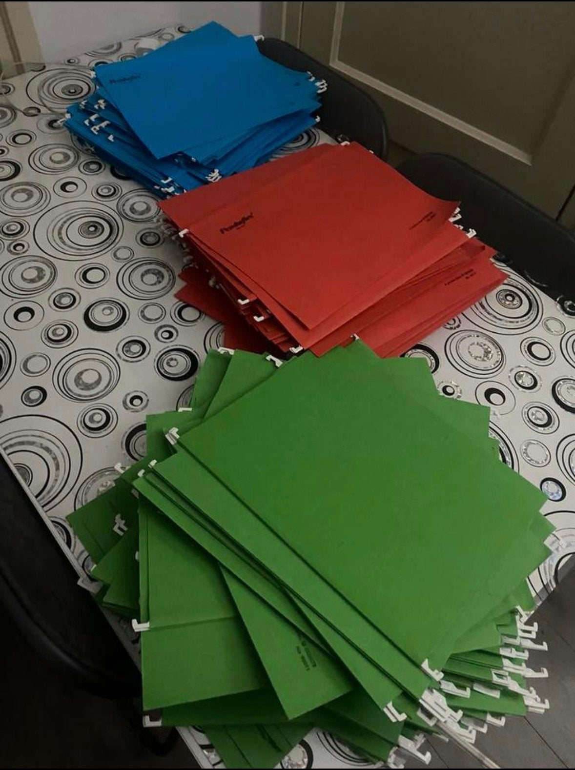 Pendaflex Archiefmappen diverse kleuren (rood, geel, blauw,, Ophalen of Verzenden, Gebruikt