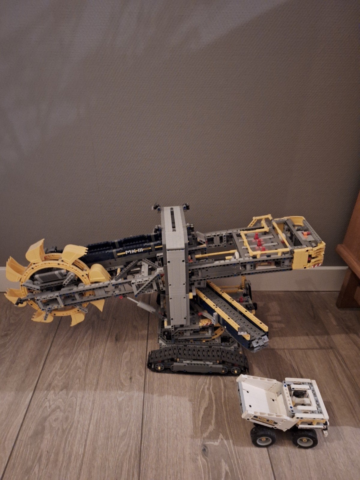 Lego Technic Emmerwielgraafmachine 42055, Ophalen, Gebruikt