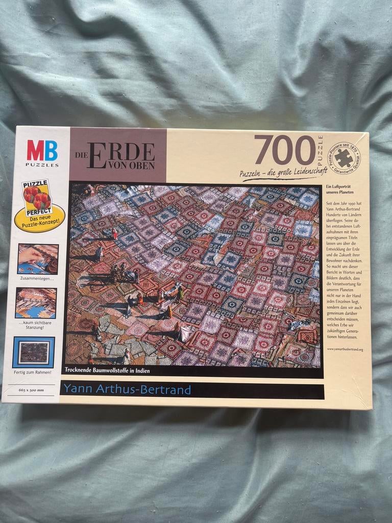 Moeilijke puzzel Die Erde von Oben, Ophalen of Verzenden, 500 t/m 1500 stukjes, Zo goed als nieuw, Legpuzzel