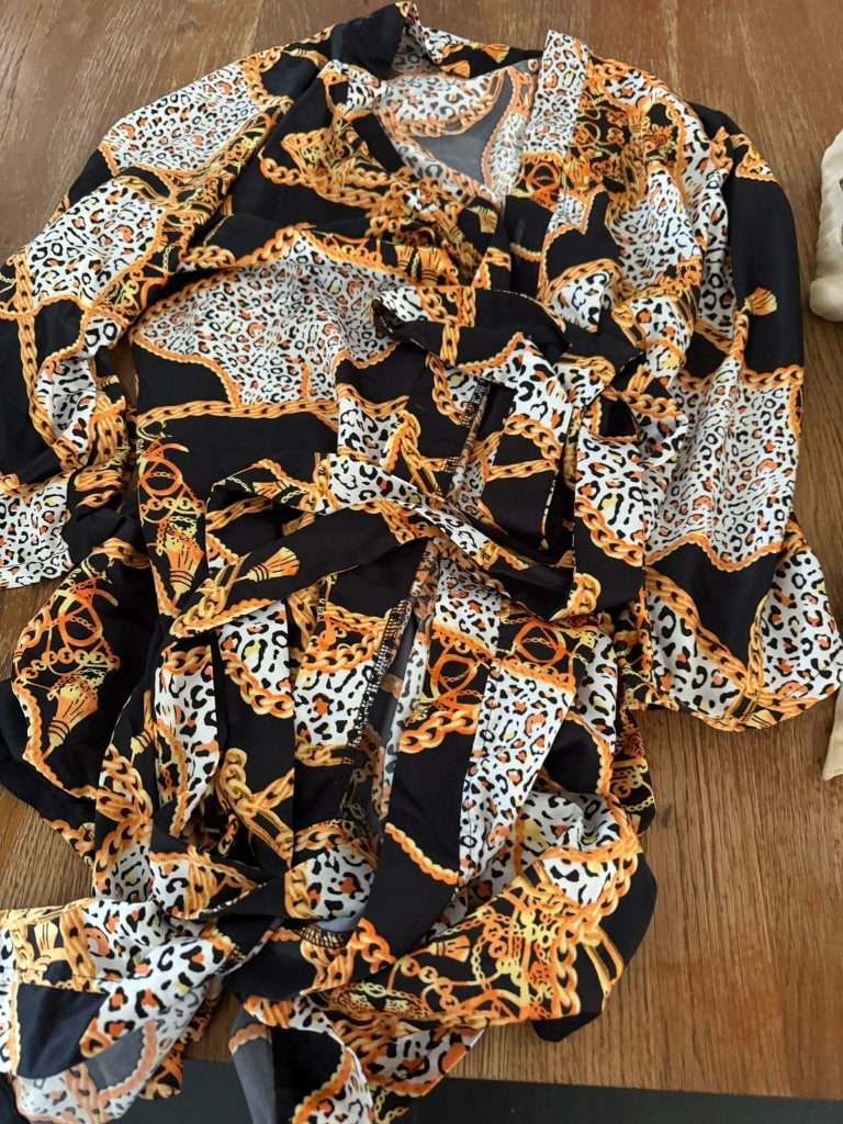 Dames badjas, Overige kleuren, Maat 46/48 (XL) of groter, Ophalen of Verzenden, Gedragen