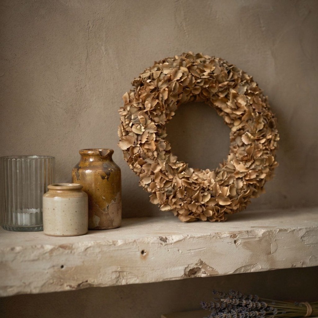 Krans Gedroogde Palmbladeren 20cm, Desert Rose, Trompstraat 5 2041jb zandvoort, Krans, Info@desert-rose.nl