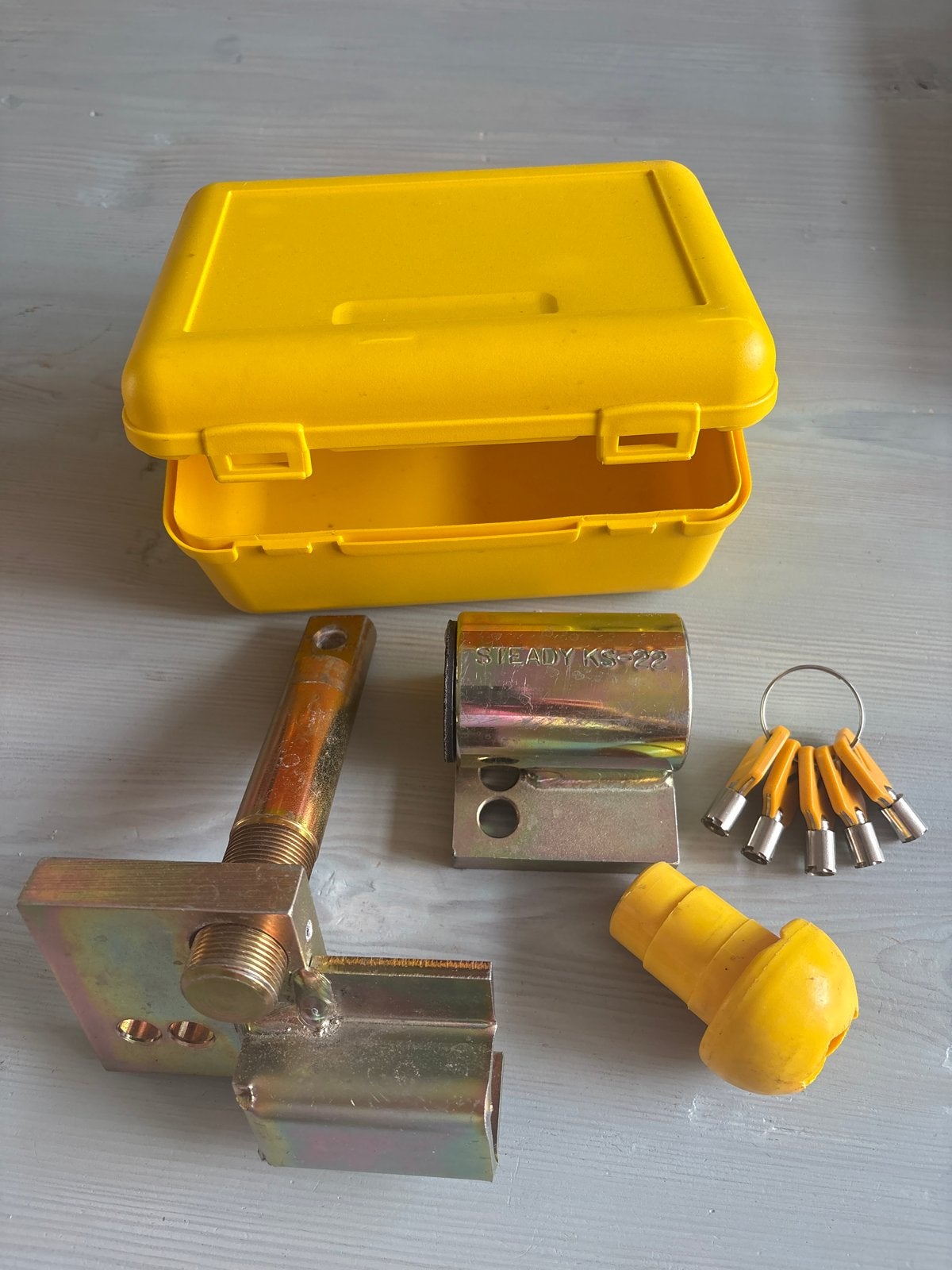 Koppelingsslot Steady KS-22 voor caravan of aanhanger, Ophalen, Gebruikt