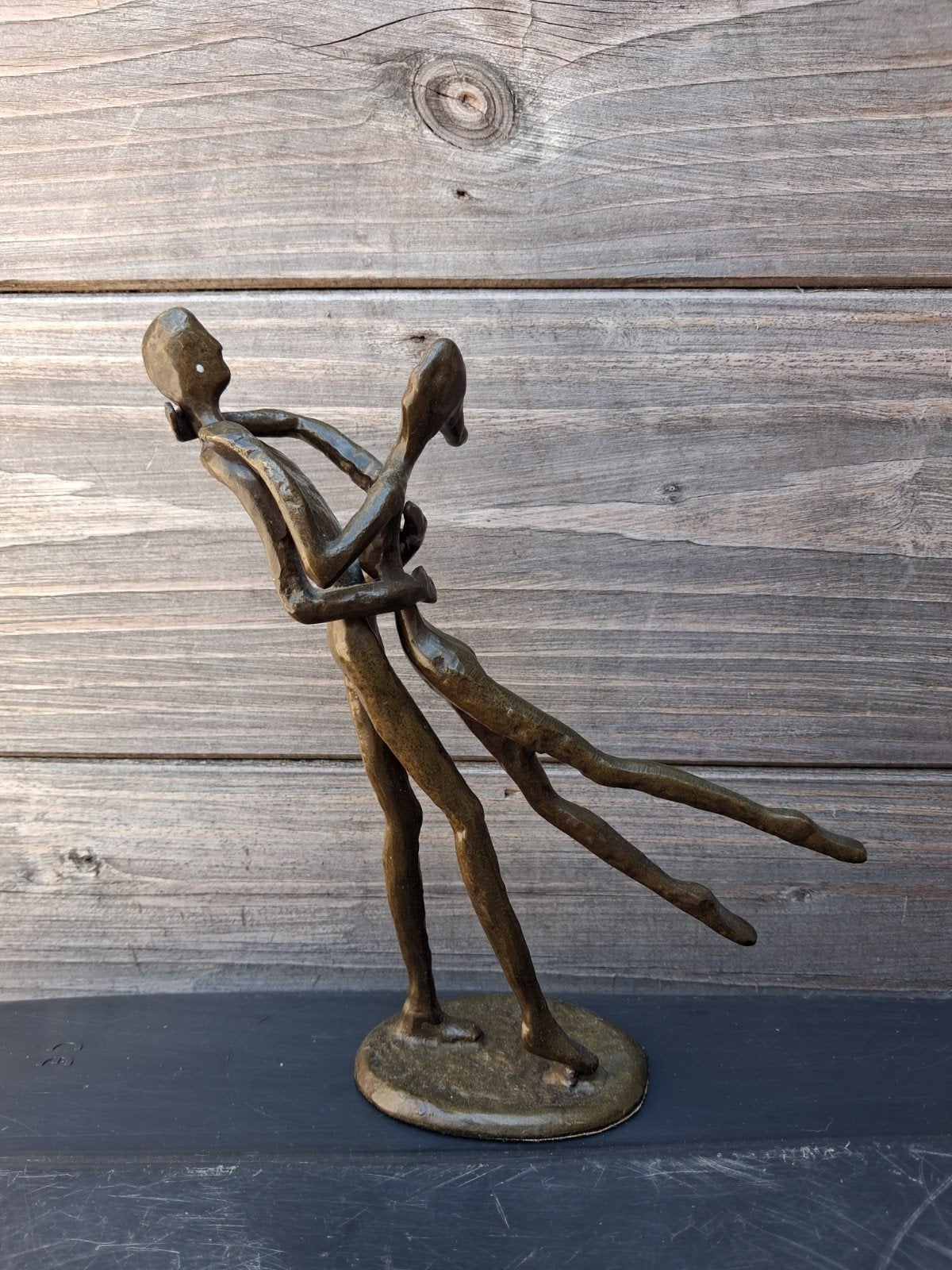 Bronzen beeld: Dansend paar, Antiek en Kunst, Ophalen of Verzenden, Brons