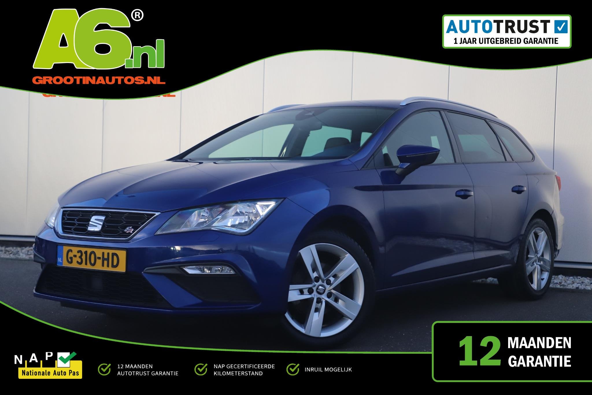 SEAT Leon ST 1.0 TSI FR Business Intense 116PK Virtual Keyle, Auto's, Stof, Gebruikt, Euro 6, Met garantie (alle)
