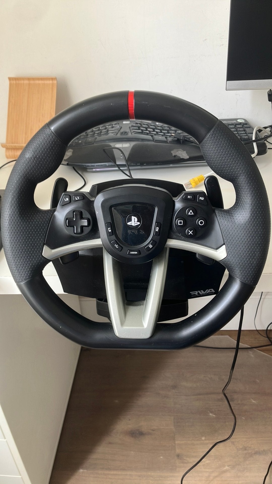 Hori Racing Wheel Apex PS4/PS5/PC, Ophalen of Verzenden, Zo goed als nieuw, Racen en Vliegen