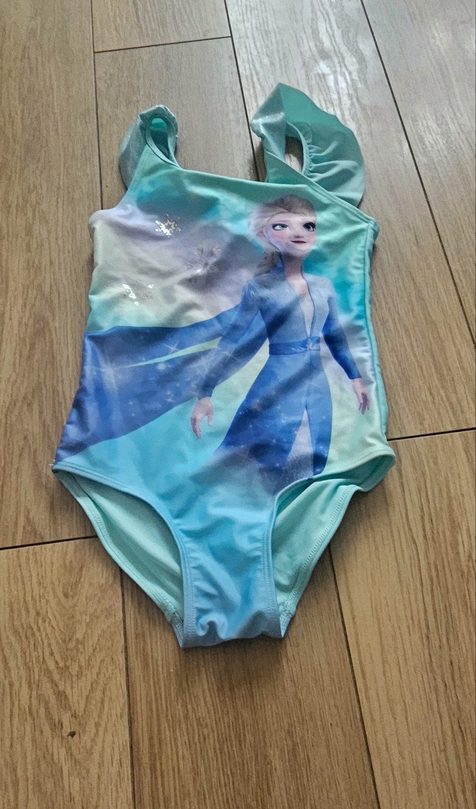 Frozen zwempak maat 122-128, Meisje, Sport- of Zwemkleding, Ophalen of Verzenden, Zo goed als nieuw