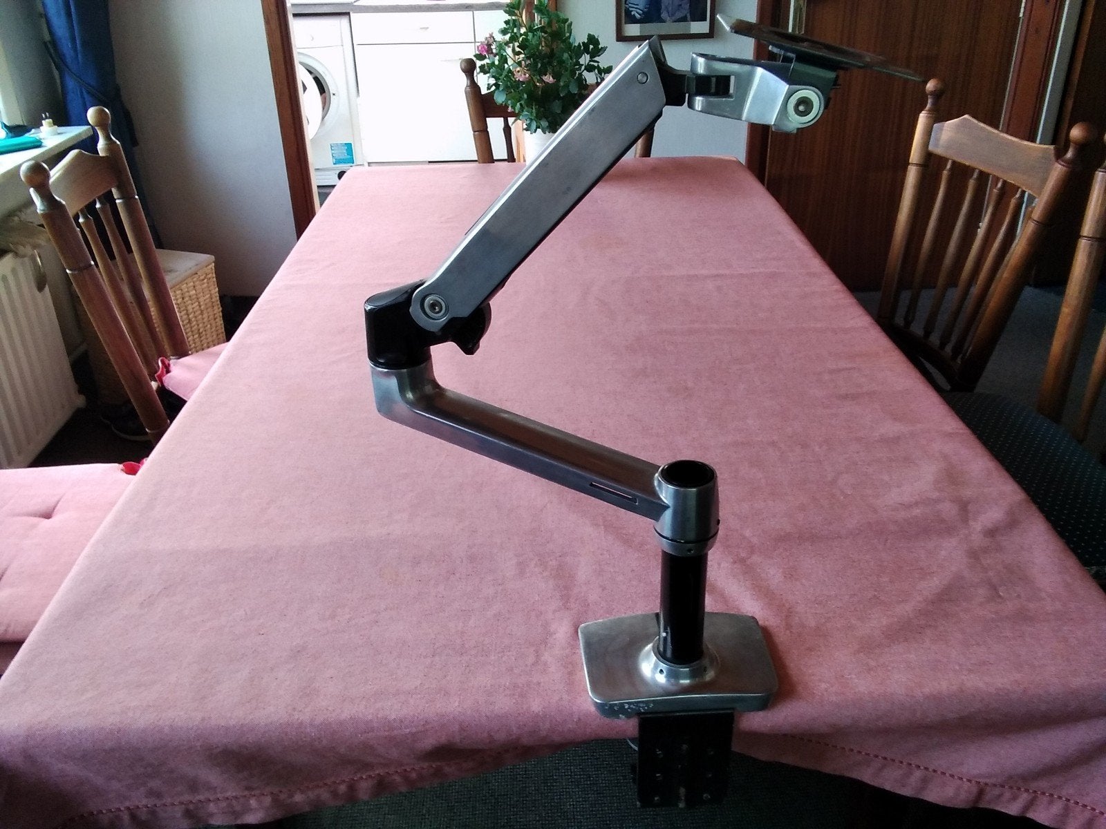 Ergotron Computer Standaard / Monitorarm, Ophalen of Verzenden, Gebruikt, Ergotron, In hoogte verstelbaar