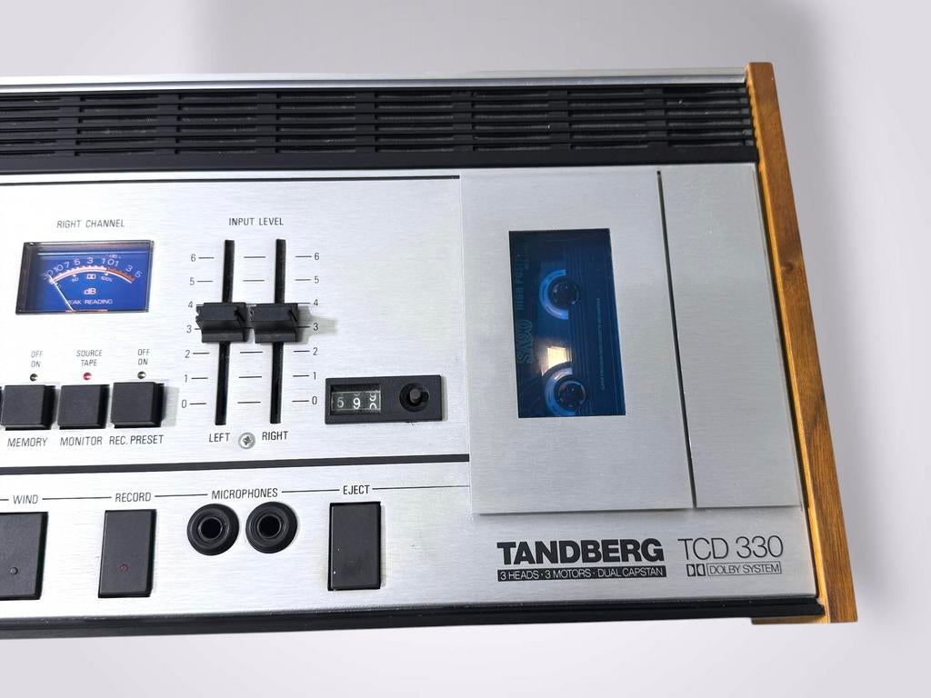 Tandberg TCD 330 cassettedeck, Overige merken, Tandberg, Tape counter, Tandberg