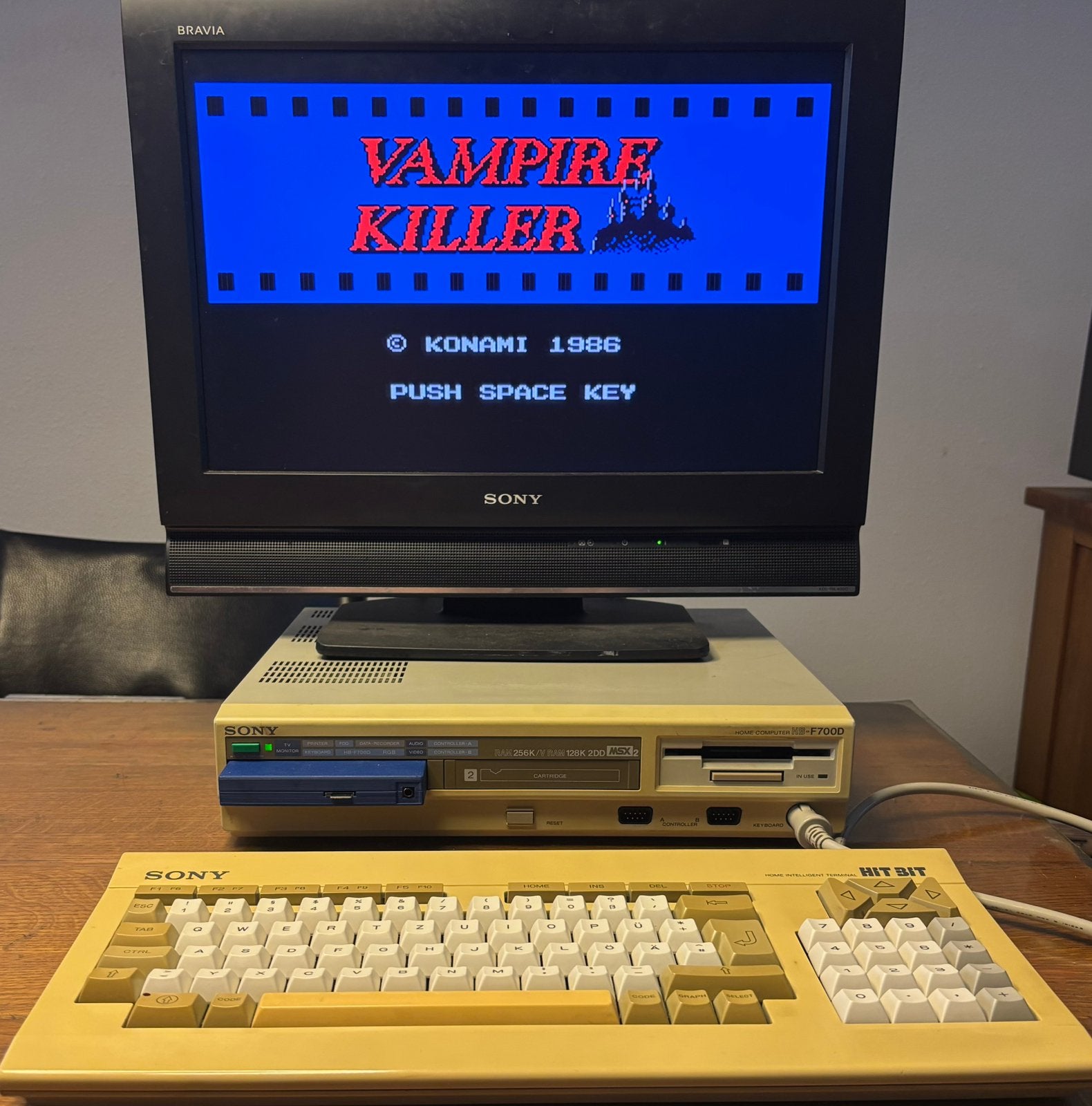 Sony HB-F700D MSX2 Computer, Computers en Software, Vintage Computers, Ophalen of Verzenden