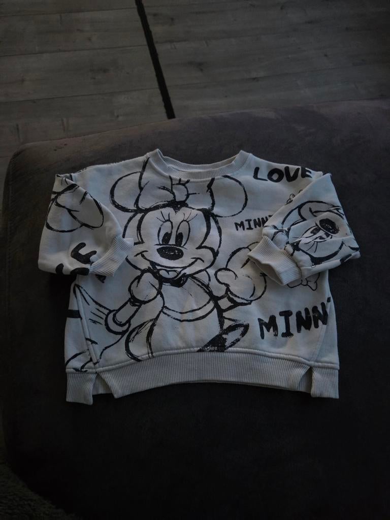 Zara Minnie Mouse trui maat 92 (18-24 maanden), Gebruikt, Meisje, Trui of Vest, Ophalen of Verzenden