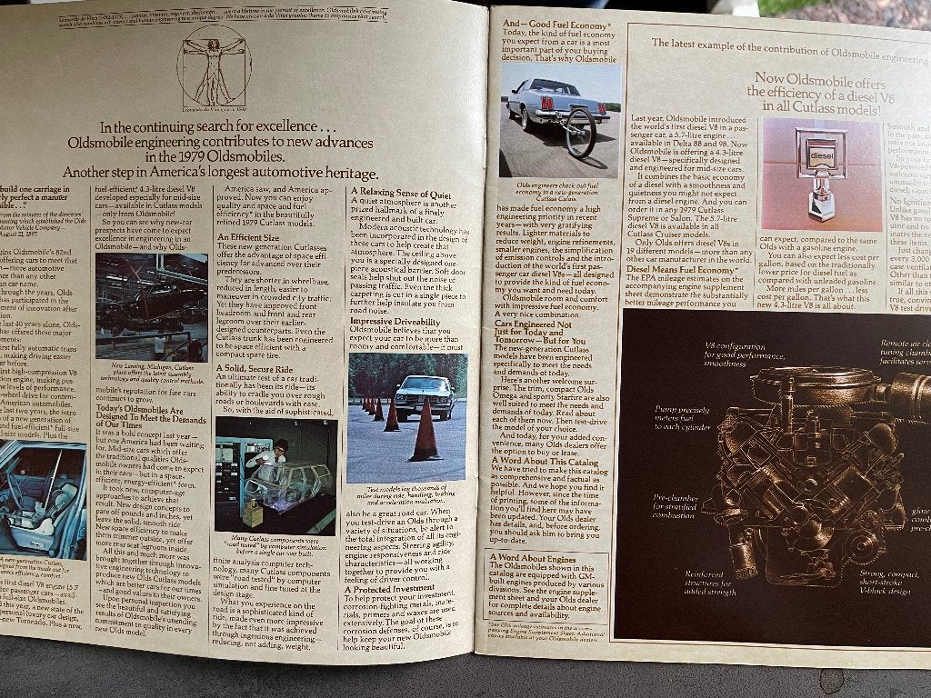 Folder van Oldsmobile modellen 1979, Ophalen of Verzenden, Nieuw, Overige merken