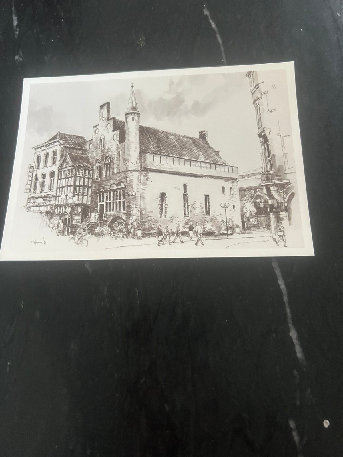 DEN BOSCH Huis de Moriaan, Verzamelen, Ophalen of Verzenden, Voor 1920, Ongelopen, Noord-Brabant