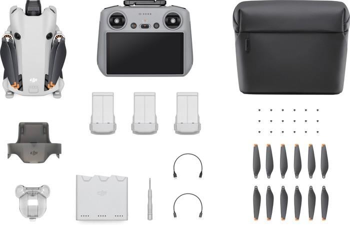 DJI Mini 4 Pro Fly More Combo + Smart Controller, Cameradrone, 5 tot 10 kilometer, Nieuw, DJI