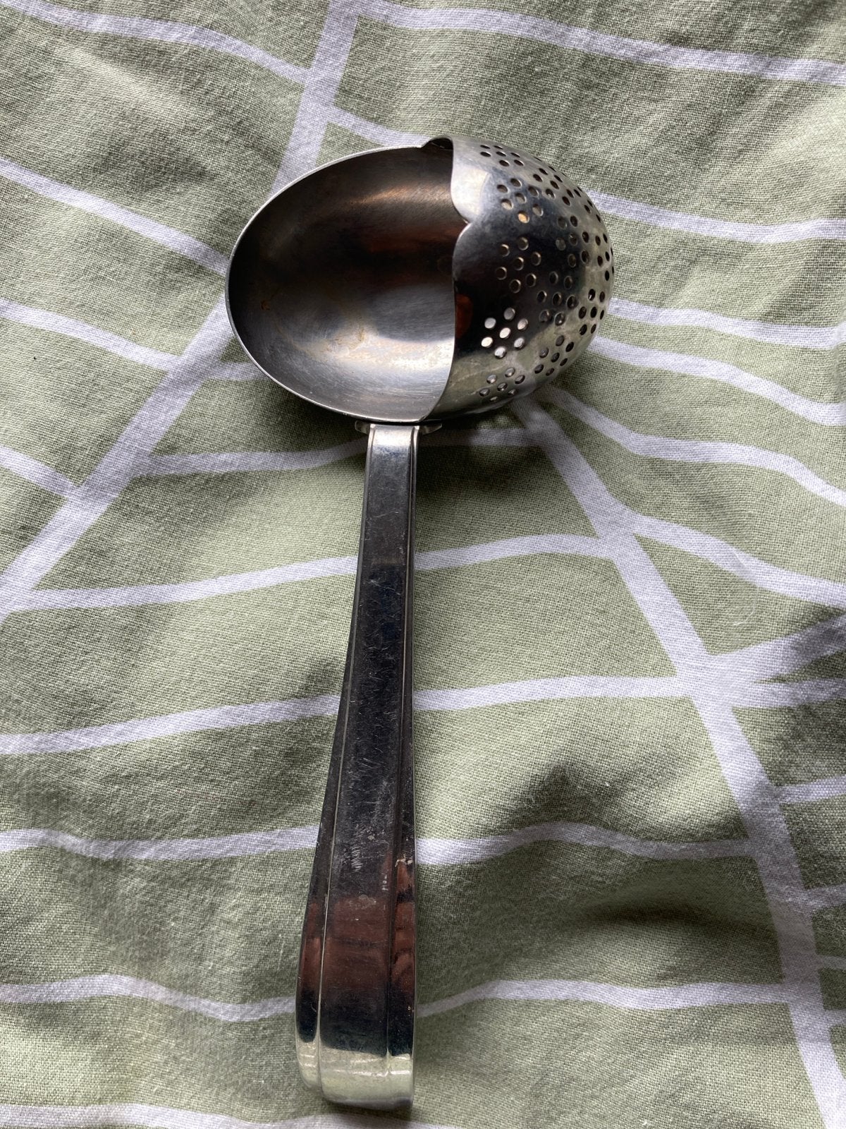 Vintage Theezeef met Lepel - Antiek, Antiek en Kunst, Ophalen of Verzenden