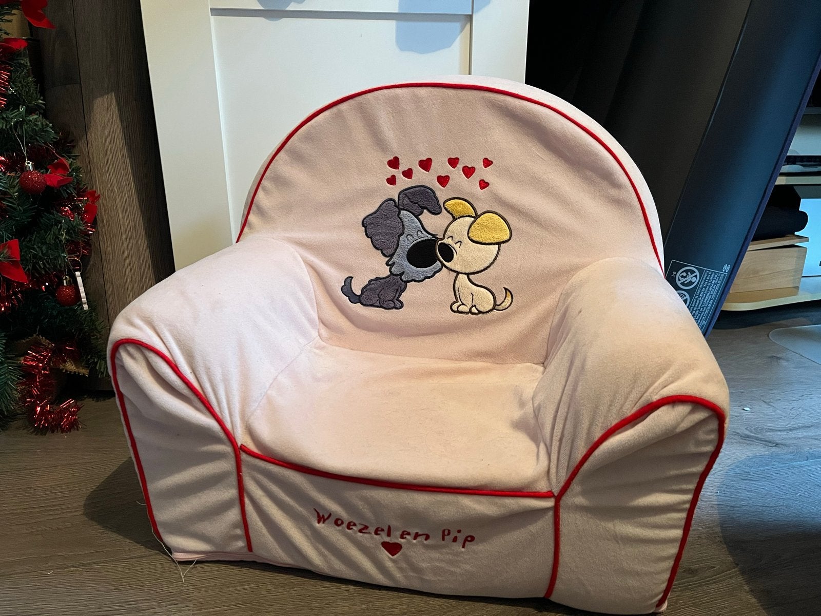 Woezel en Pip kinderstoel roze, Ophalen, Gebruikt, Stoel