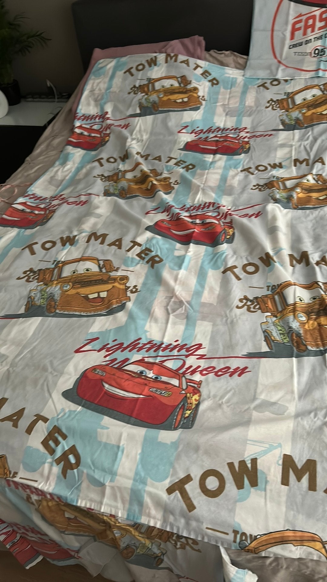 Maat 140/200, Ophalen of Verzenden, Zo goed als nieuw, Jongetje of Meisje, Dekbedovertrek
