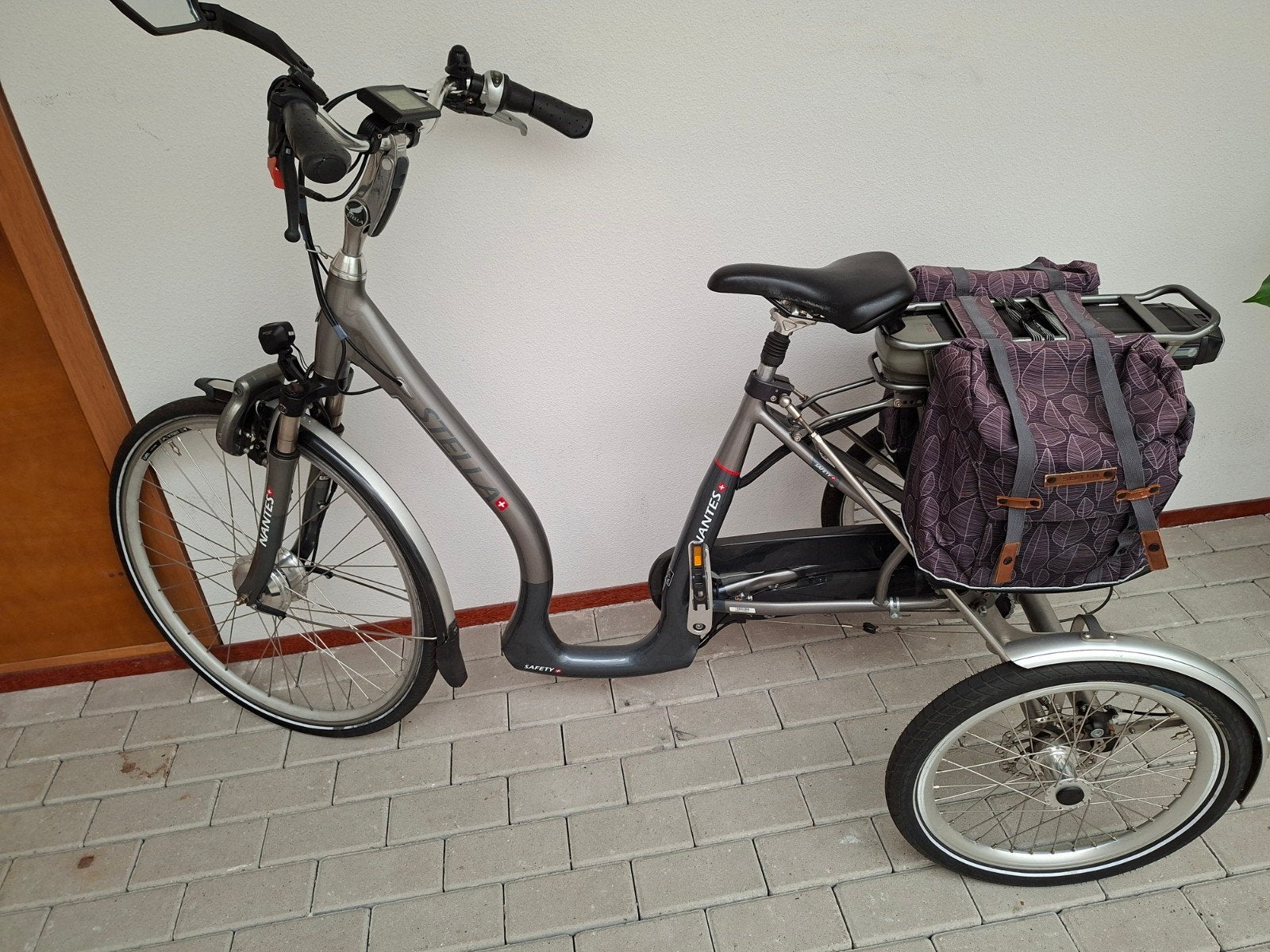 Elektrische Stella Nantes driewieler grijs., Ophalen, Gebruikt, Schijfrem, Stella Nantes
