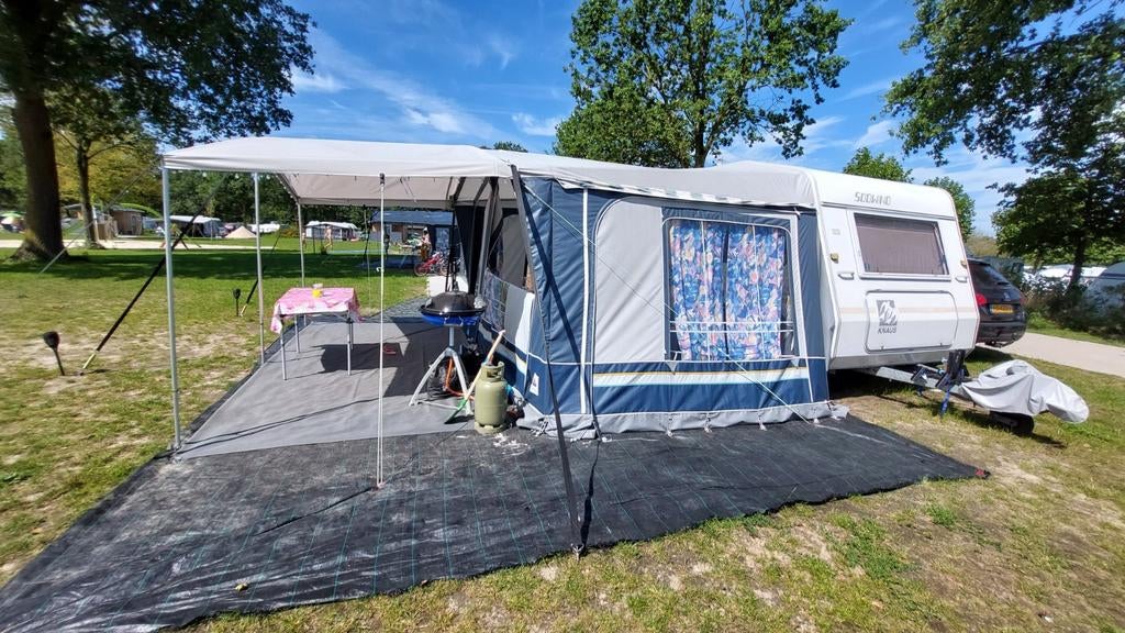 Knaus sudwind 380 uit 1990 GERESERVEERD, Caravans en Kamperen, Caravans, Gascomfoor, Treinzit, Particulier, Knaus