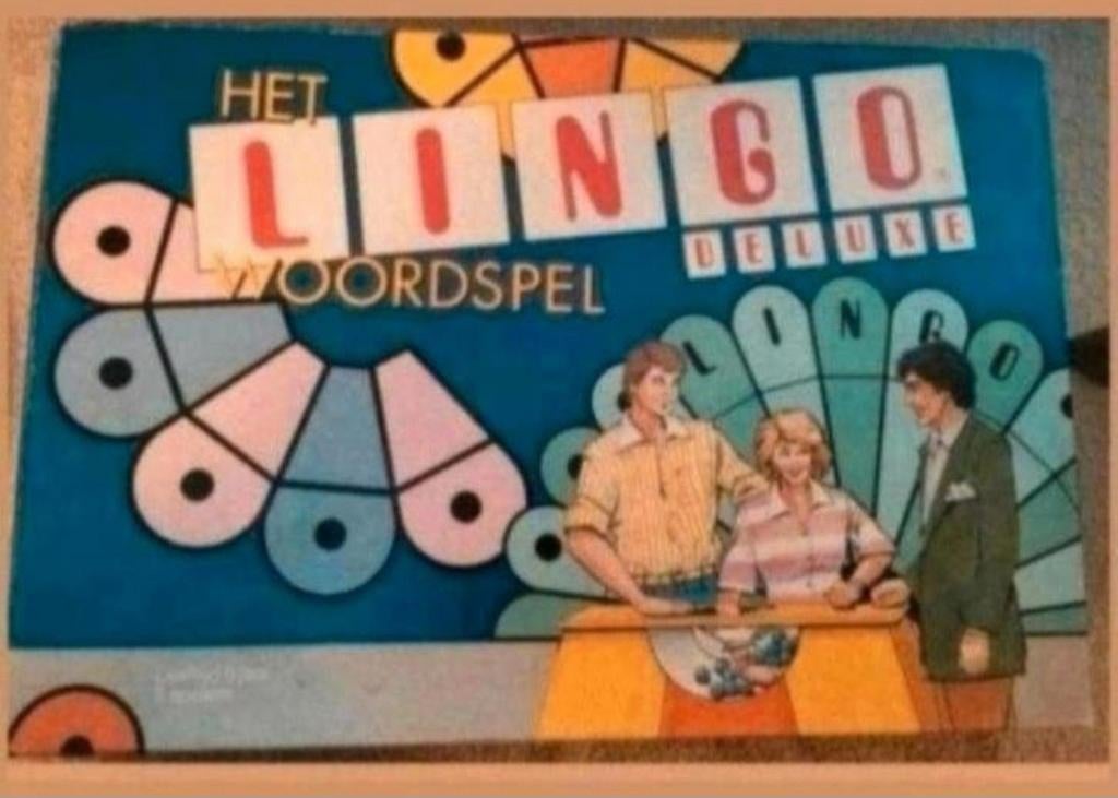 Lingo Deluxe Woordspel - Klassiek Bordspel, Een of twee spelers, Ophalen of Verzenden, Gebruikt, Otto Simon