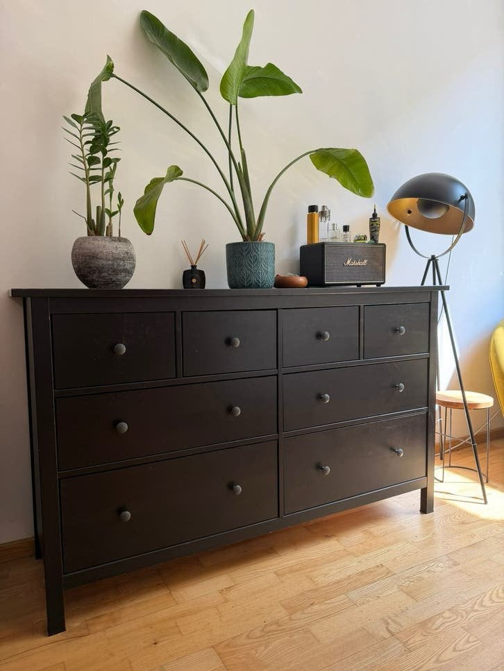 Hemnes ladekast, Huis en Inrichting, Kasten | Ladekasten, Ophalen, 50 tot 100 cm, Zo goed als nieuw, 3 of 4 laden