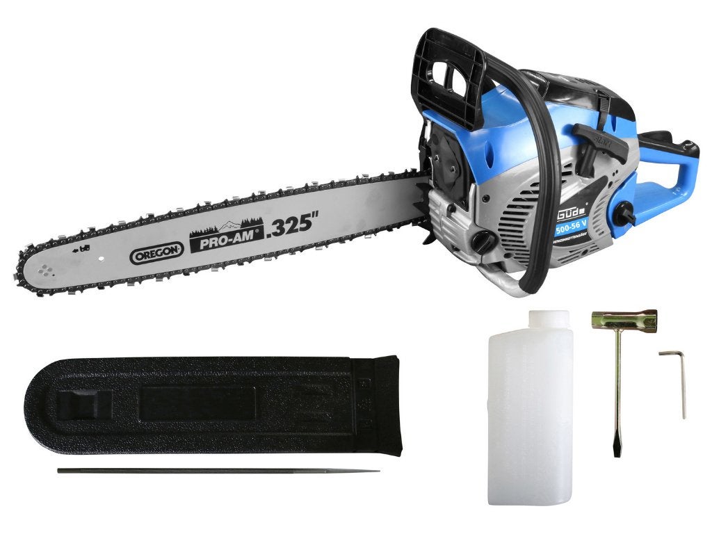 Benzine Kettingzaag Güde. 48cm. 3.15 PK. Antivibratie 7,3 kg, Ophalen of Verzenden, Nieuw