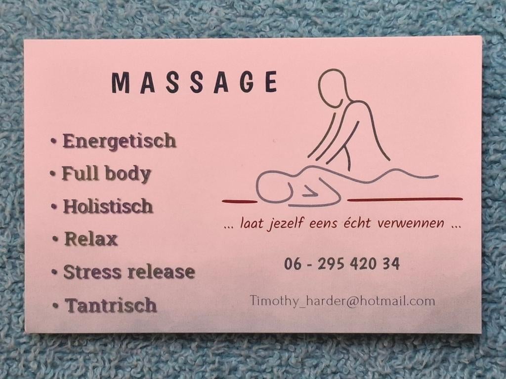 Full body relax massage - vrouwen én mannen