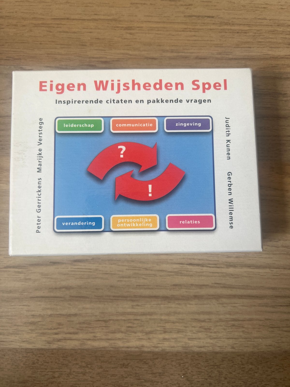Eigen Wijsheid Spel: Inspirerende Citaten en Vragen, Een of twee spelers, Ophalen of Verzenden, Zo goed als nieuw