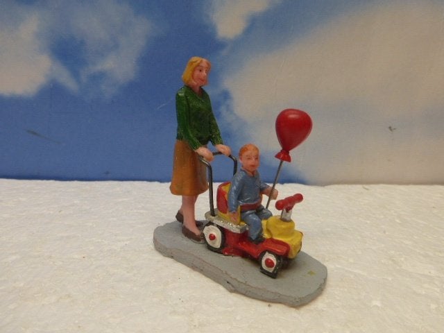 lemax balloon baby kerstdorp poppetjes figurines accessoire, Diversen, Kerst, Ophalen of Verzenden, Zo goed als nieuw