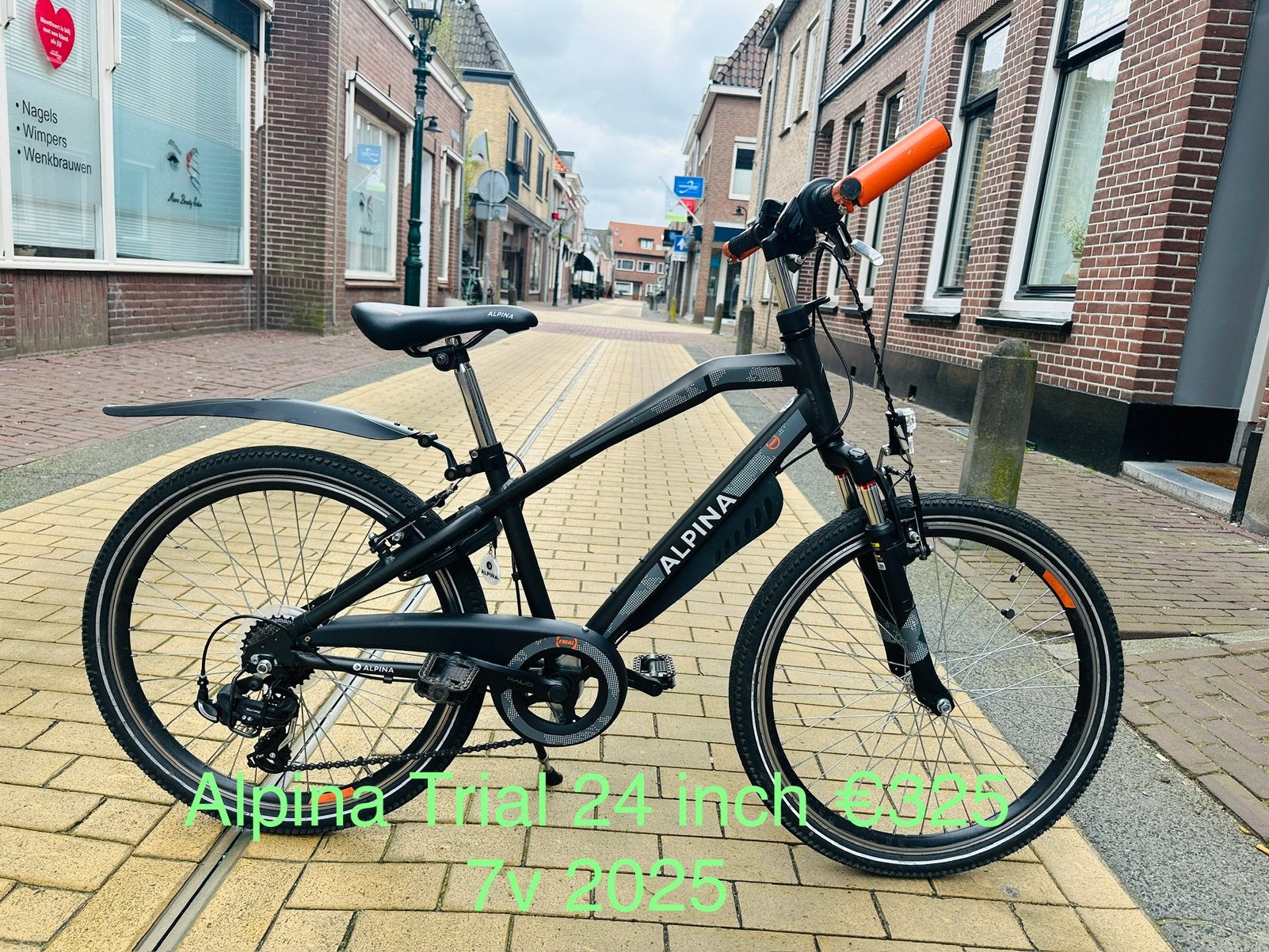 Jongensfietsen 16 18 20 22 24 26 28 inch. Alpina Cortina Gaz, Ophalen, Terugtraprem, 24 inch, Zo goed als nieuw