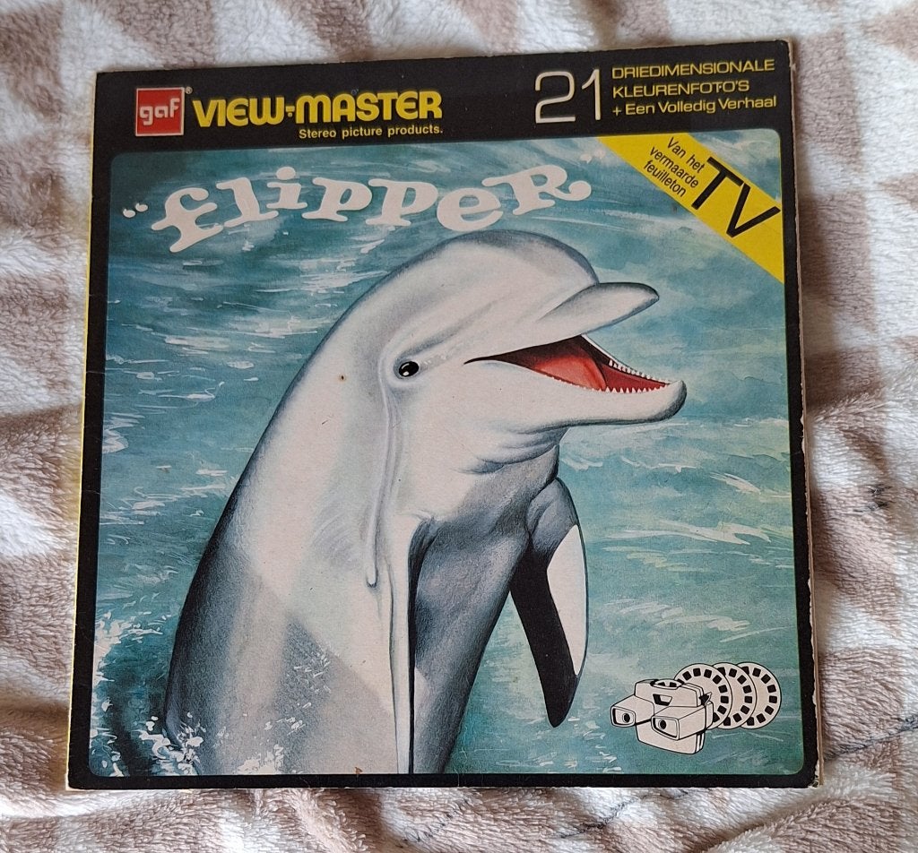 GAF View-Master Flipper met 3 schijfjes, Ophalen of Verzenden, Gebruikt