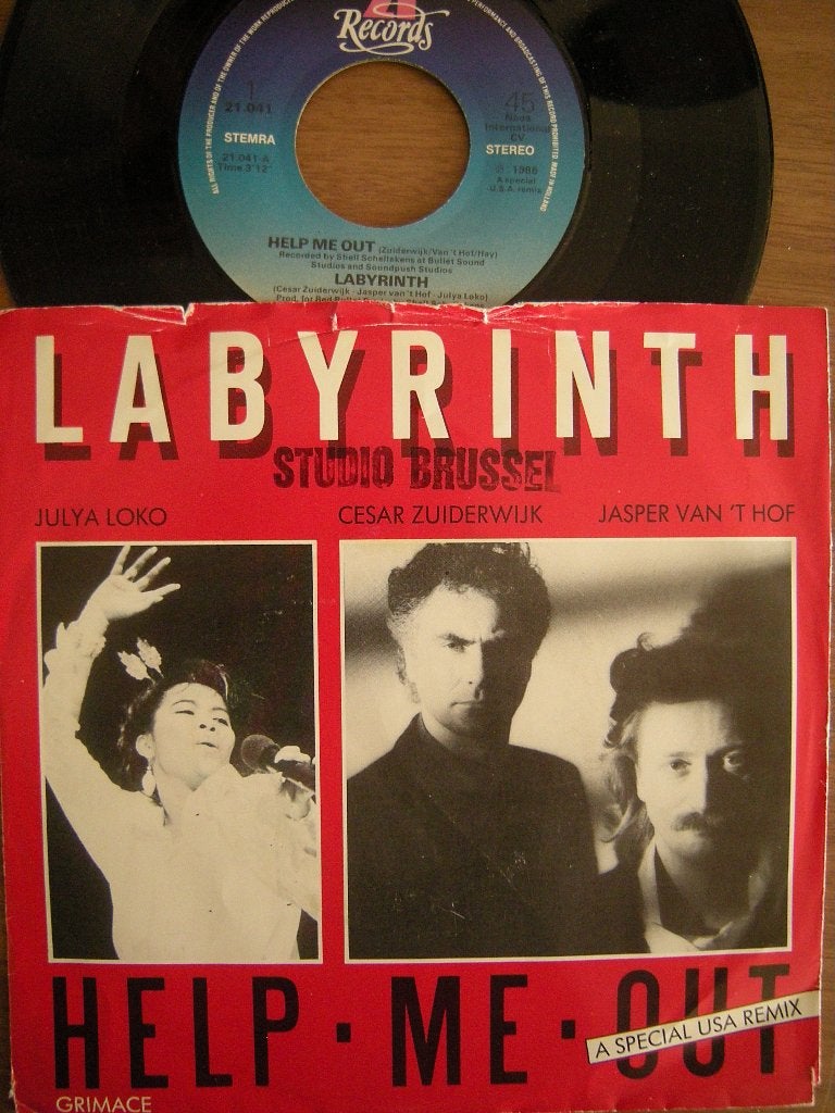 Labyrinth (Help Me Out), Gebruikt, 7 inch, Ophalen of Verzenden, Pop