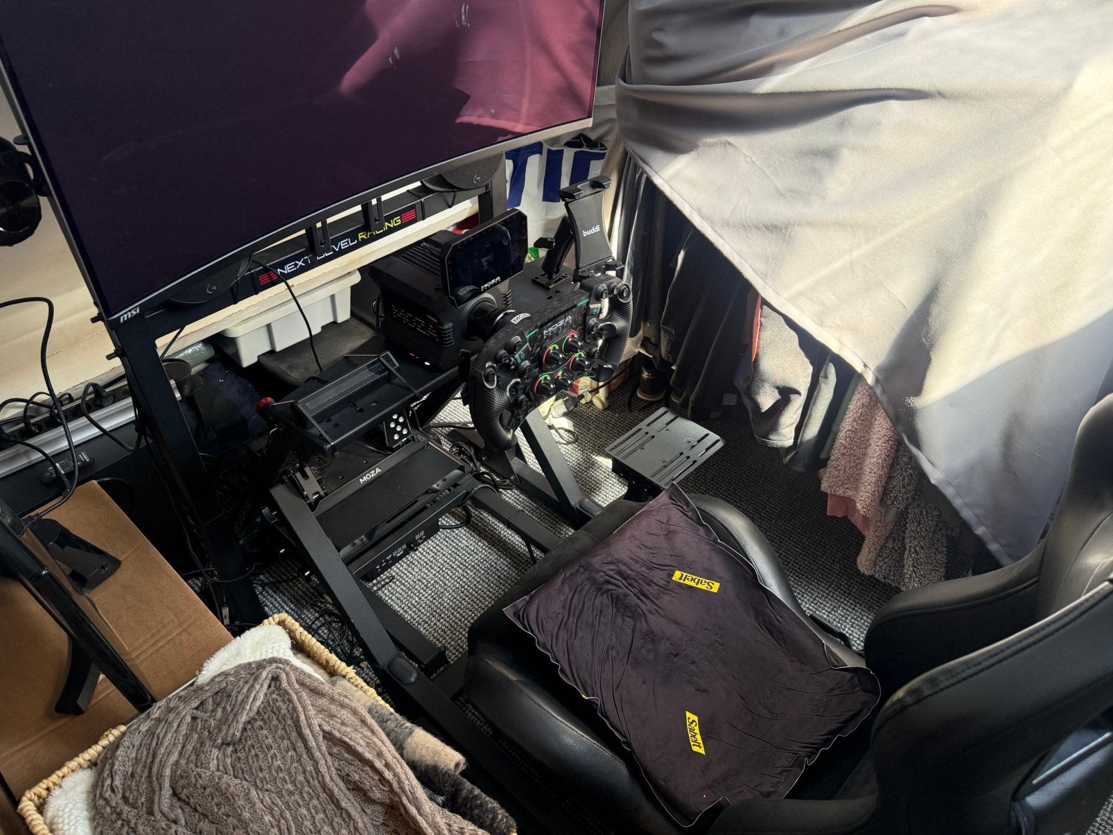 Simrig moza nextlevel racing, Ophalen, 1 speler, Racen en Vliegen, Zo goed als nieuw