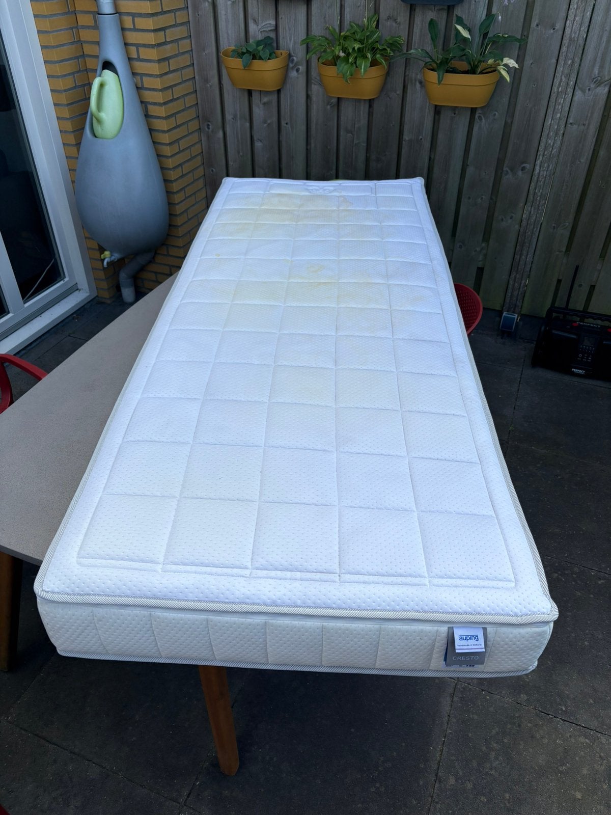 Auping Cresto 90x220 > 180x220, Huis en Inrichting, Ophalen, Gebruikt, 90 cm, Eenpersoons