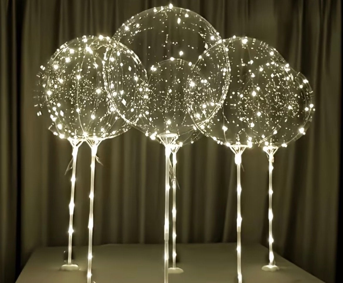 Lichtgevende Ballonnen - Perfect voor Feestjes!, Ophalen of Verzenden, Nieuw, Versiering, Verjaardag