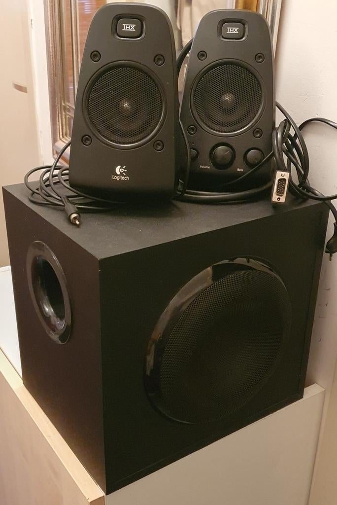 Logitech Z-623 THX 2.1 Speakerset met Subwoofer, Audio, Tv en Foto, Luidsprekers, Gebruikt, Complete surroundset, 120 watt of meer
