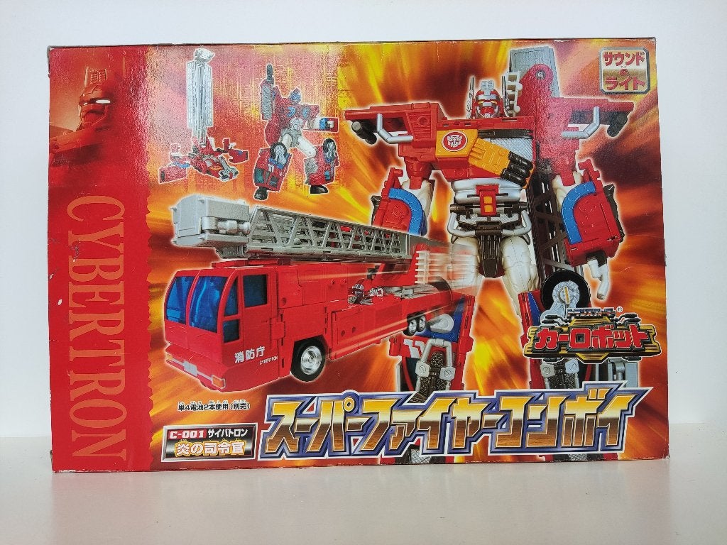 Transformers Takara Car Robots | God Fire Convoy C001 & C023, Overige generaties, Ophalen of Verzenden, Zo goed als nieuw, Autobots