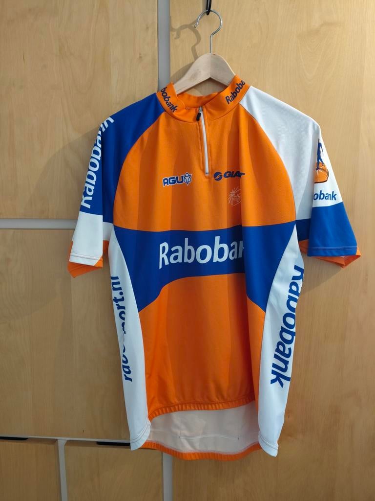 RABO-bank wielrenjacks en wielrenshirts, Ophalen of Verzenden, Zo goed als nieuw, Bovenkleding, AGU