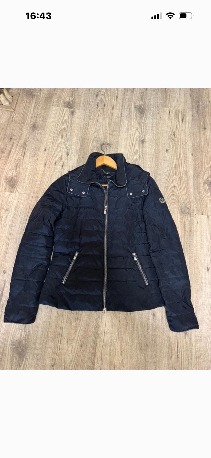 Armani maat 42, Ophalen of Verzenden, Zo goed als nieuw, Maat 42/44 (L), Blauw