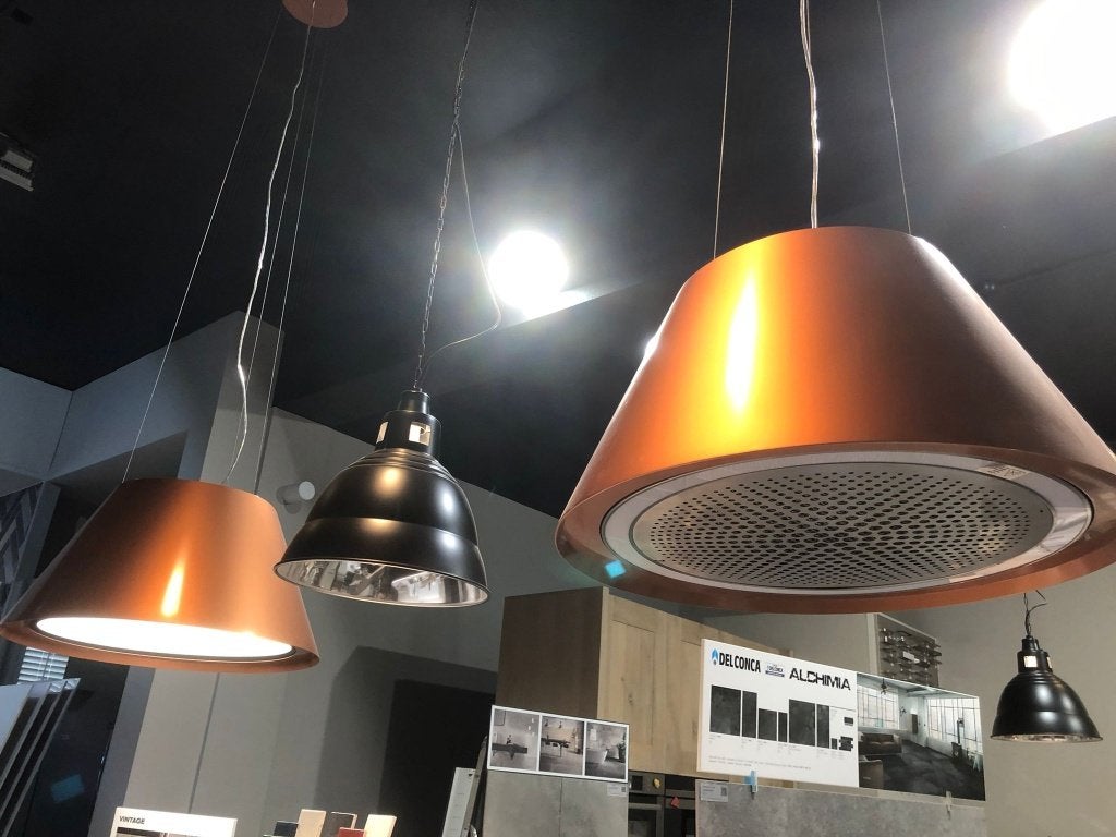 Eiland afzuigkap met plasmafilter + lamp, Huis en Inrichting, Ophalen, Nieuw