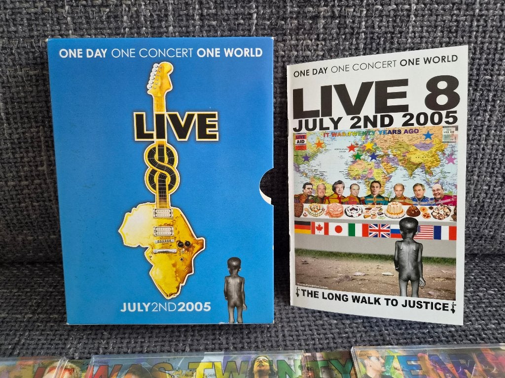 Live 8 (4dvd) July 2nd 2005 - Live Aid, Cd's en Dvd's, Alle leeftijden, Ophalen of Verzenden, Zo goed als nieuw