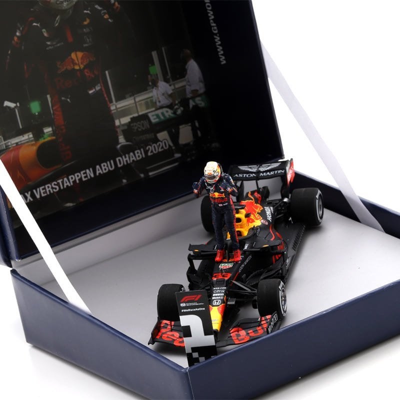 ✅ Max Verstappen 1:43 Winner Abu Dhabi GP 2020 Spark 400pcs, Ophalen of Verzenden, Nieuw, Formule 1