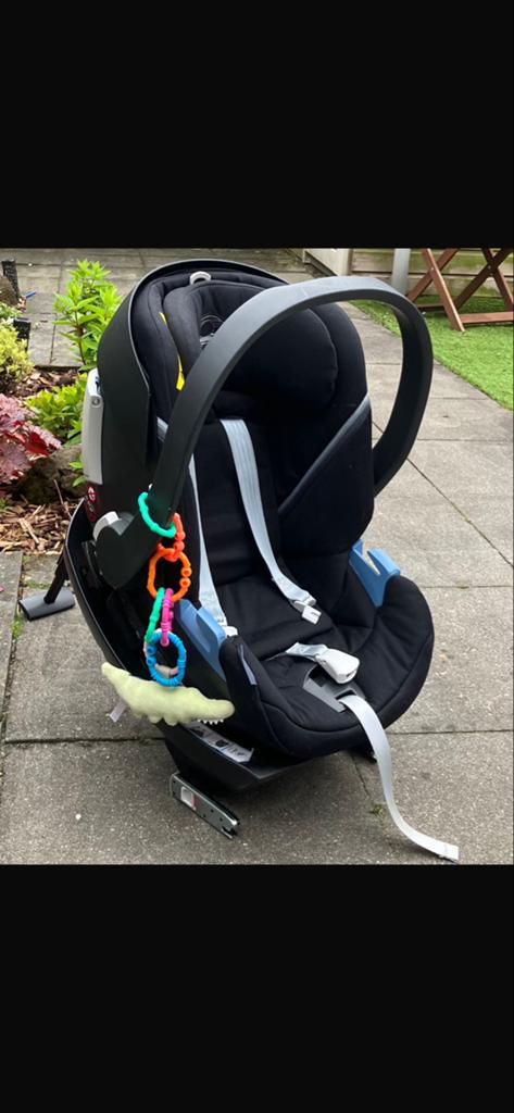 Cybex Isofix base en autostoel, Gebruikt, Isofix, 0 t/m 13 kg, Ophalen
