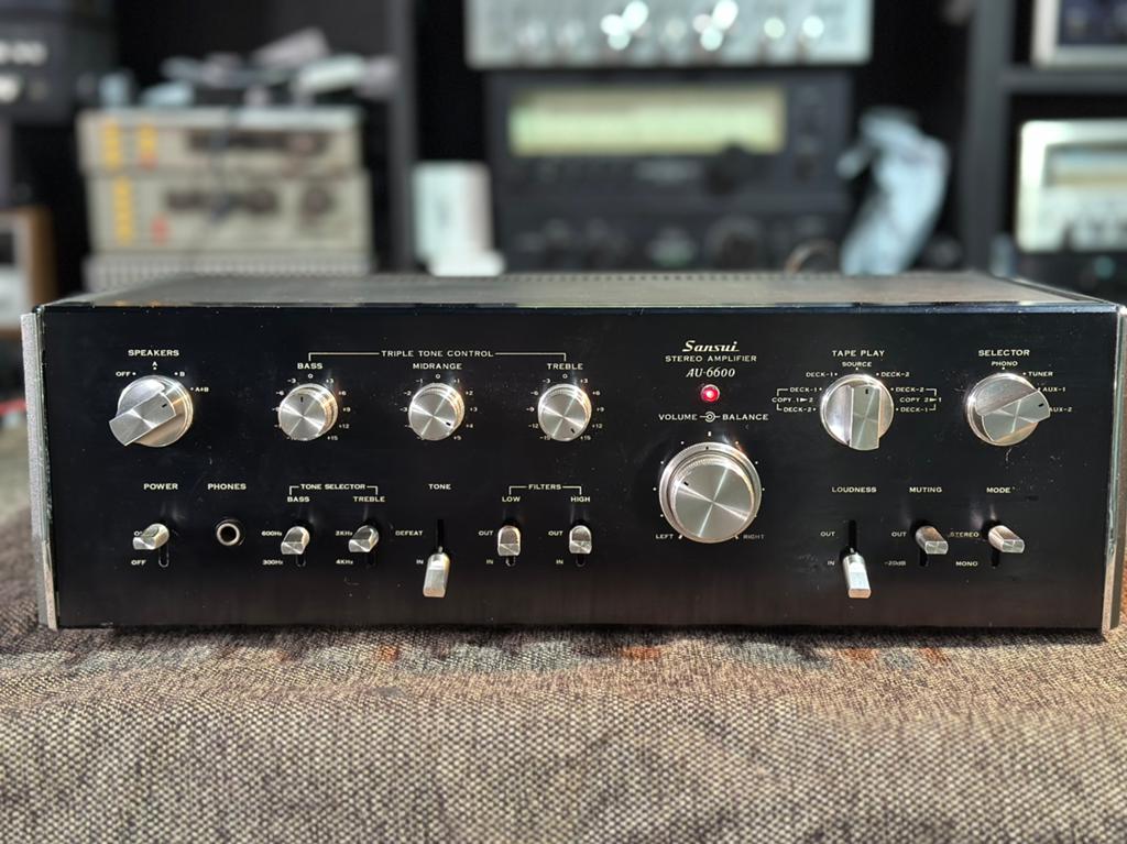 Sansui AU-6600 Vintage Stereo Versterker, Overige merken, Gebruikt, Sansui, MP3-aansluiting
