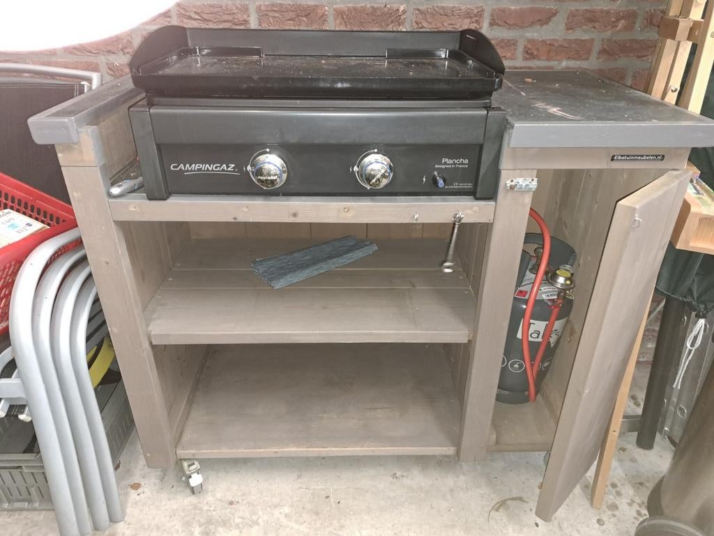 Plancha groot nieuw, Ophalen of Verzenden, Zo goed als nieuw, Gas